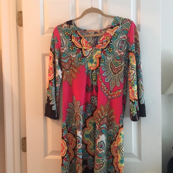 White Mark Dresses Fun Print Dress Poshmark